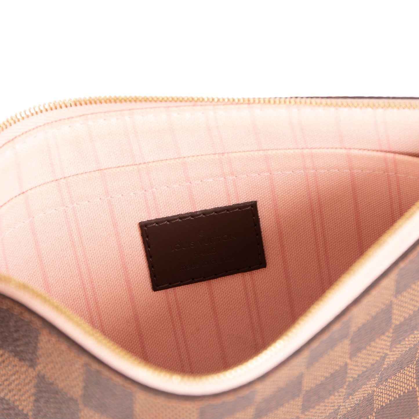 Louis Vuitton Damier Ebene Neverfull Pochette