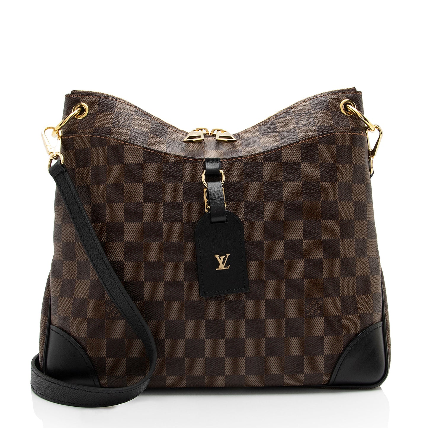 Louis Vuitton Damier Ebene Odeon MM NM Shoulder Bag (SHF-ocjUxU)