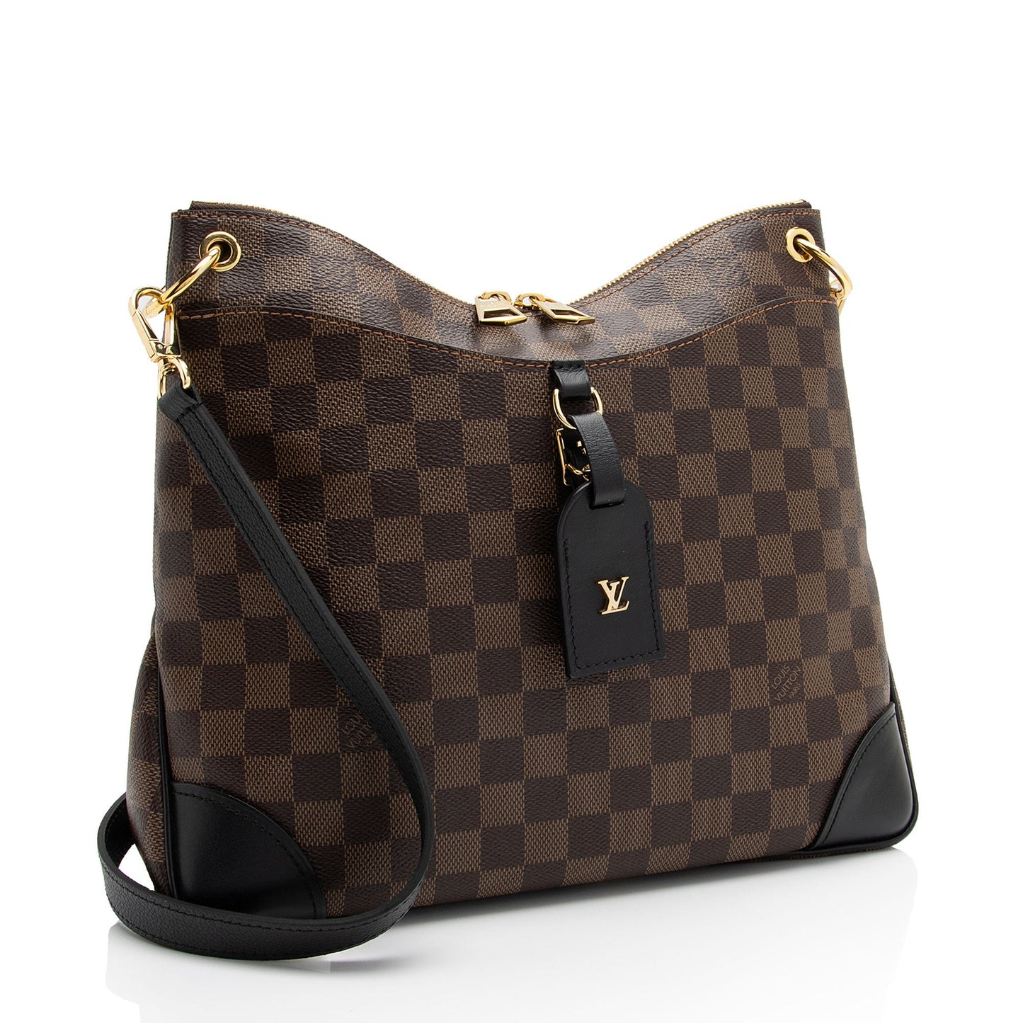 Louis Vuitton Damier Ebene Odeon MM NM Shoulder Bag (SHF-ocjUxU)