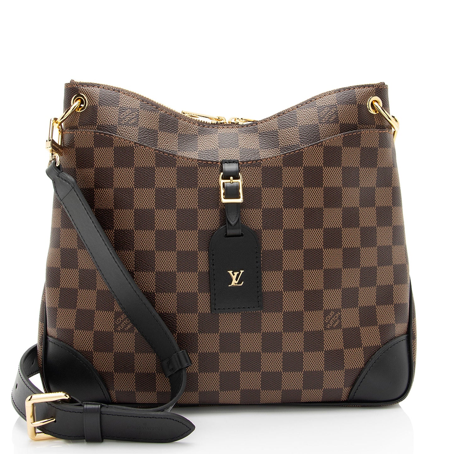 Louis Vuitton Damier Ebene Odeon MM NM Shoulder Bag (SHF-F6WbH9)