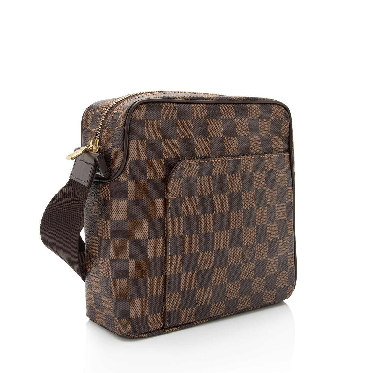 Louis Vuitton Damier Ebene Olav PM Messenger Bag (SHF-2eKN0k)