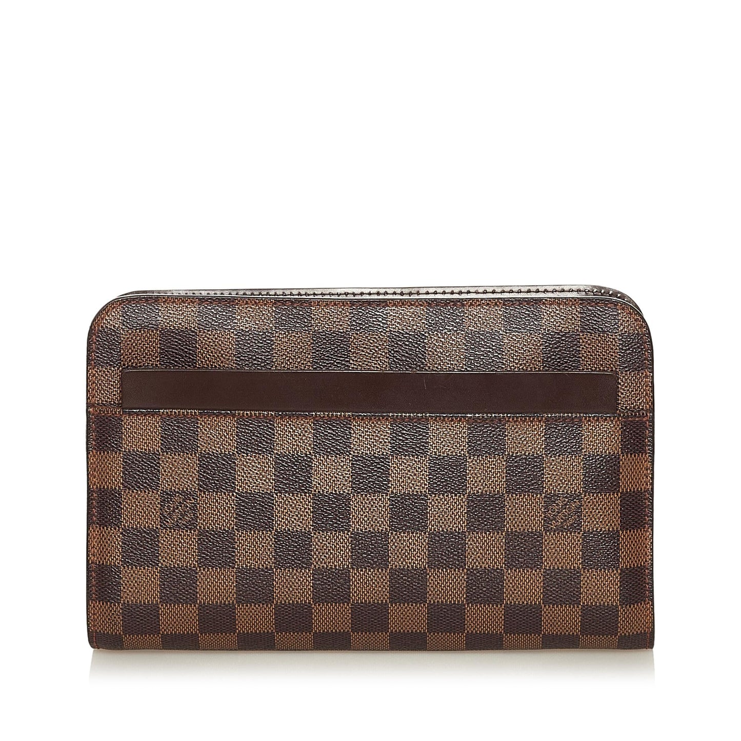 Louis Vuitton Damier Ebene Pochette Saint Louis (SHG-35699)