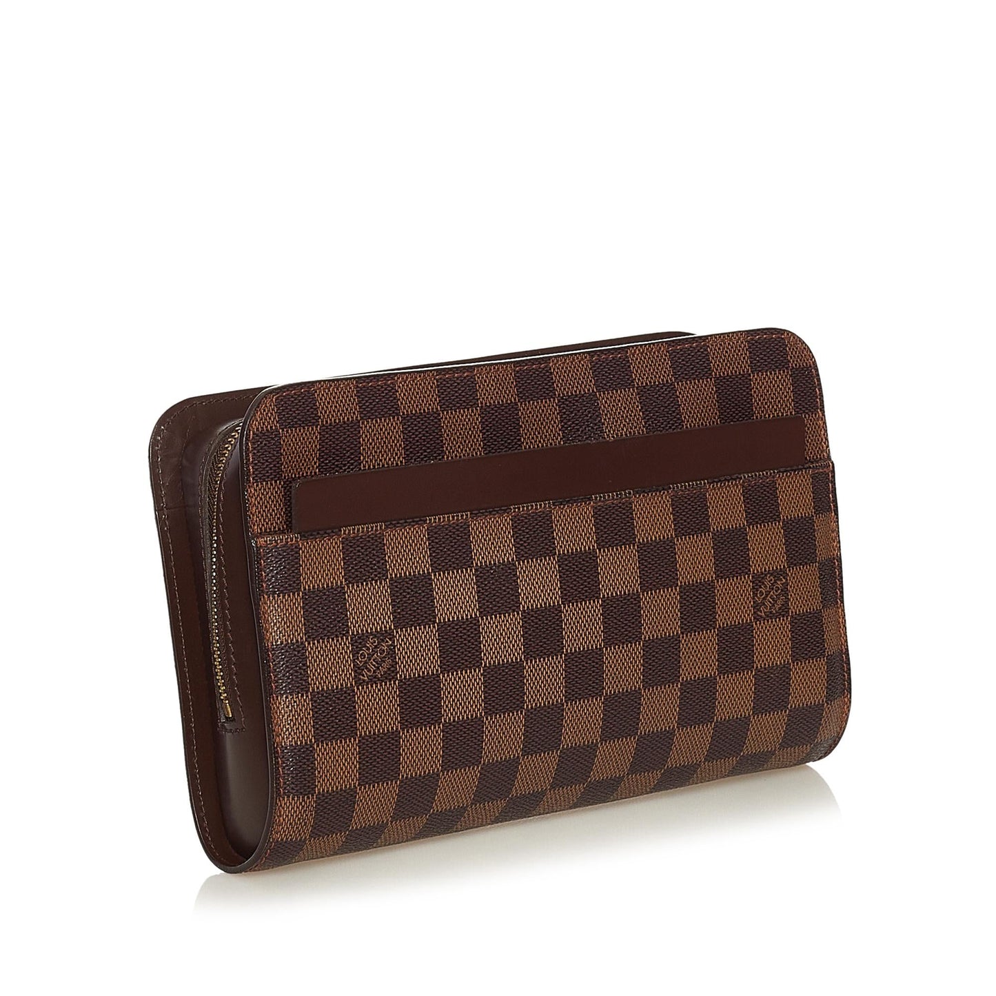 Louis Vuitton Damier Ebene Pochette Saint Louis (SHG-35699)