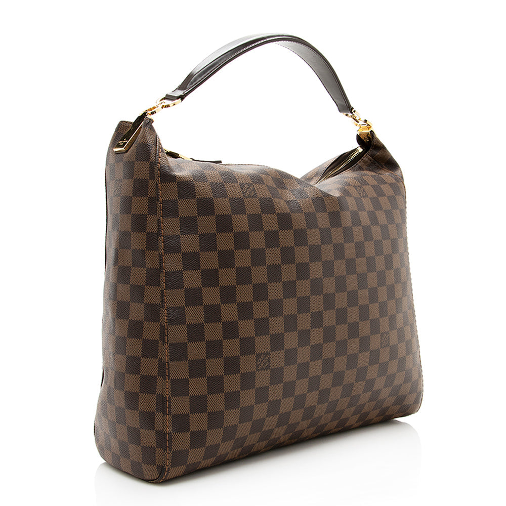 Louis Vuitton Damier Ebene Portobello GM Shoulder Bag (SHF-19894)