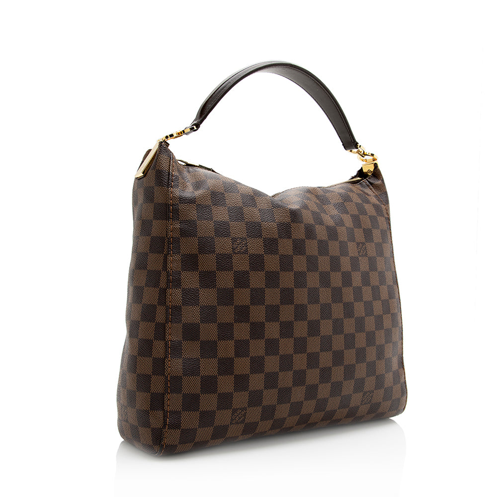 Louis Vuitton Damier Ebene Portobello PM Shoulder Bag (SHF-21549)