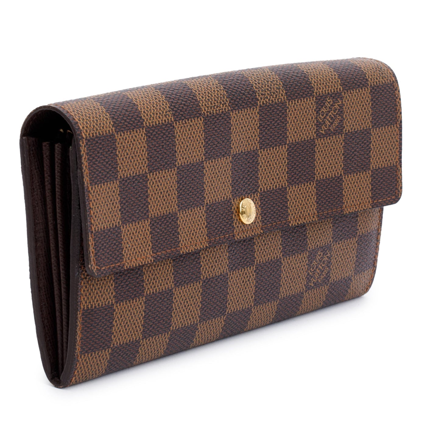 Louis Vuitton Damier Ebene Sarah Wallet