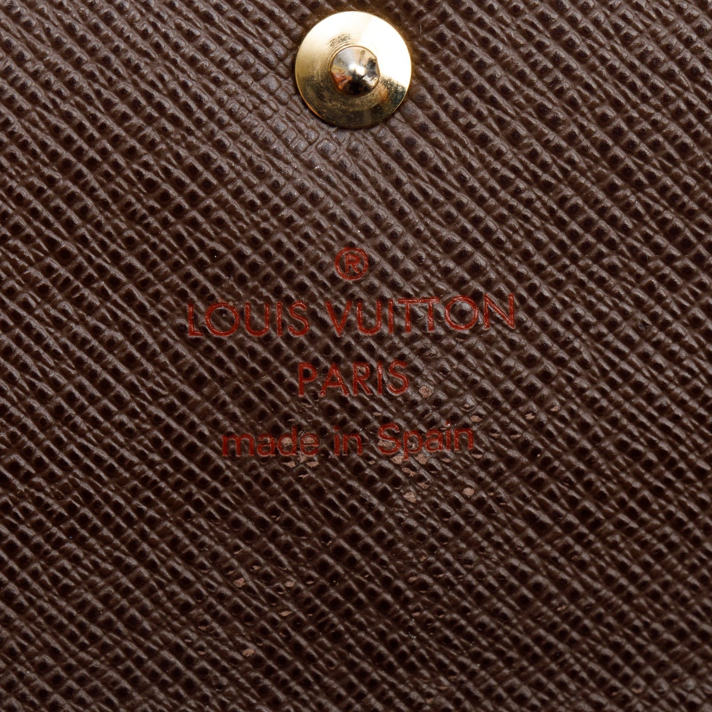 Louis Vuitton Damier Ebene Sarah Wallet