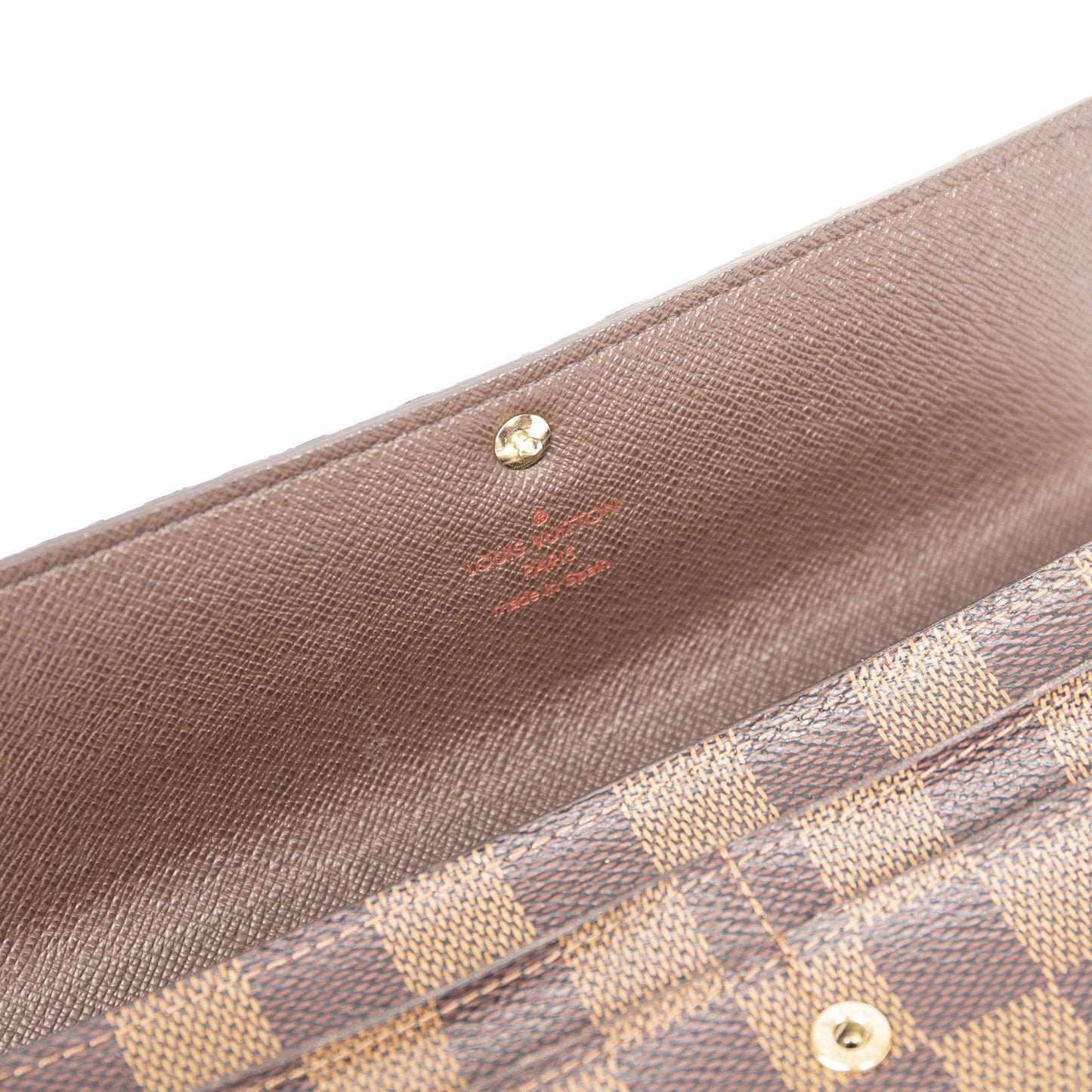 Louis Vuitton Damier Ebene Sarah Wallet