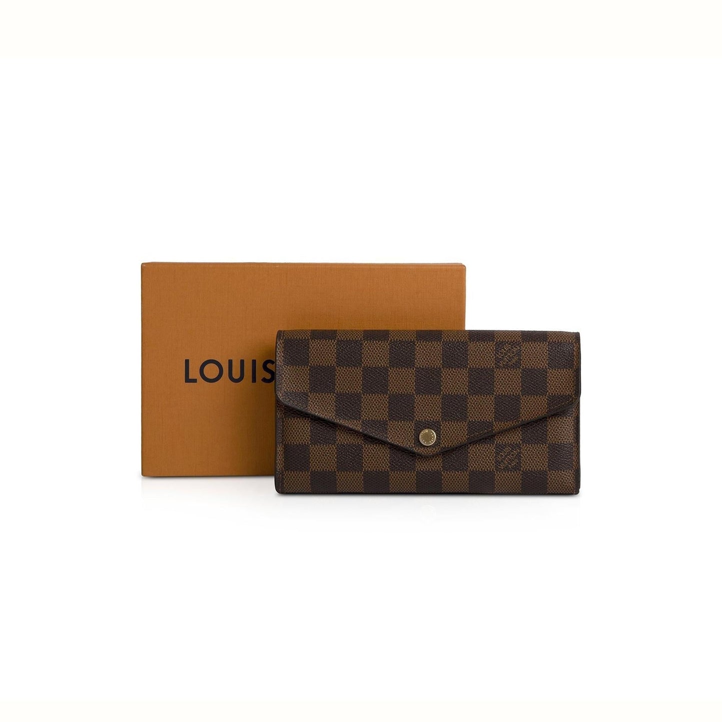 Louis Vuitton Damier Ebene Sarah Wallet