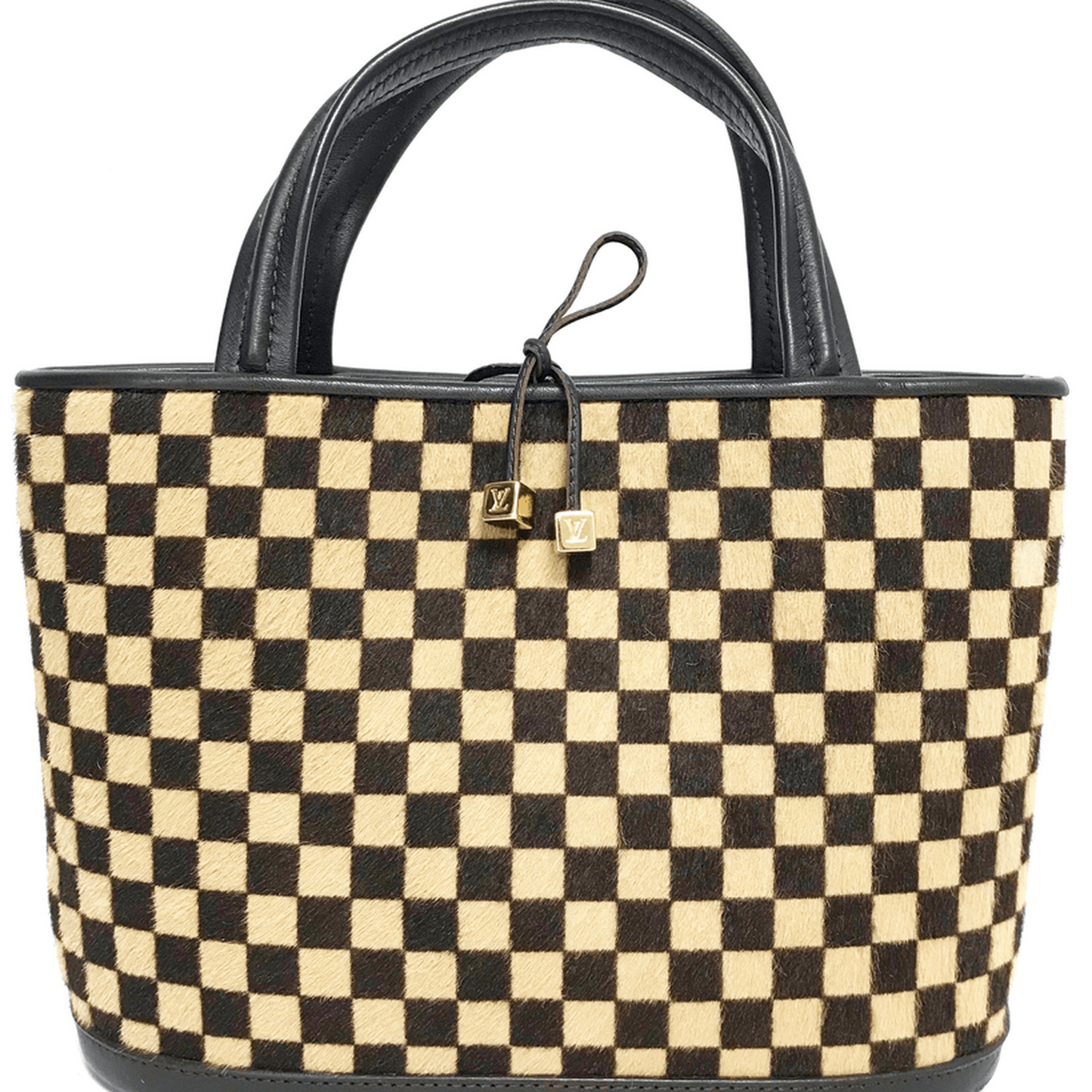 Louis Vuitton Damier Ebene Sauvage Pony Hair Impala Handbag