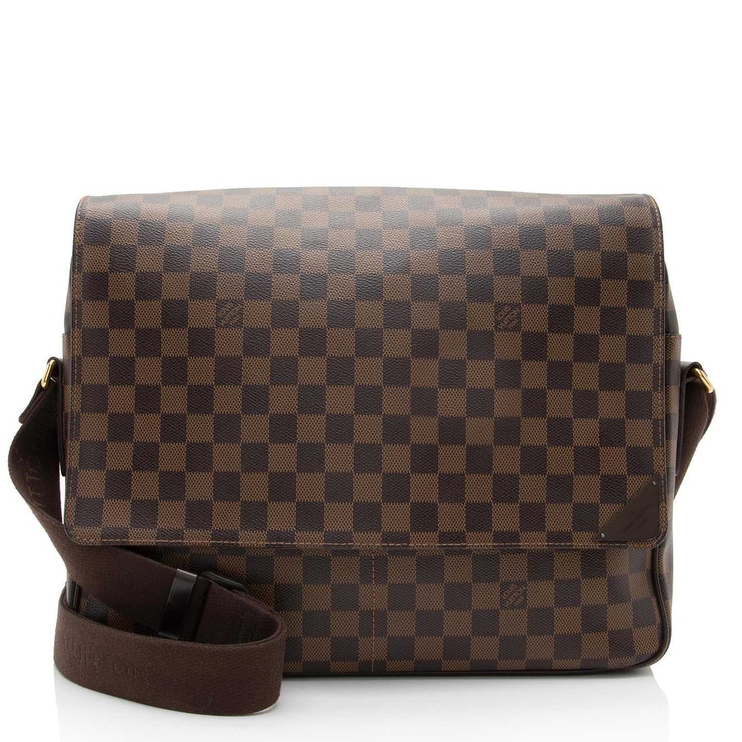 Louis Vuitton Damier Ebene Shelton MM Messenger Bag (SHF-ceHbG0)