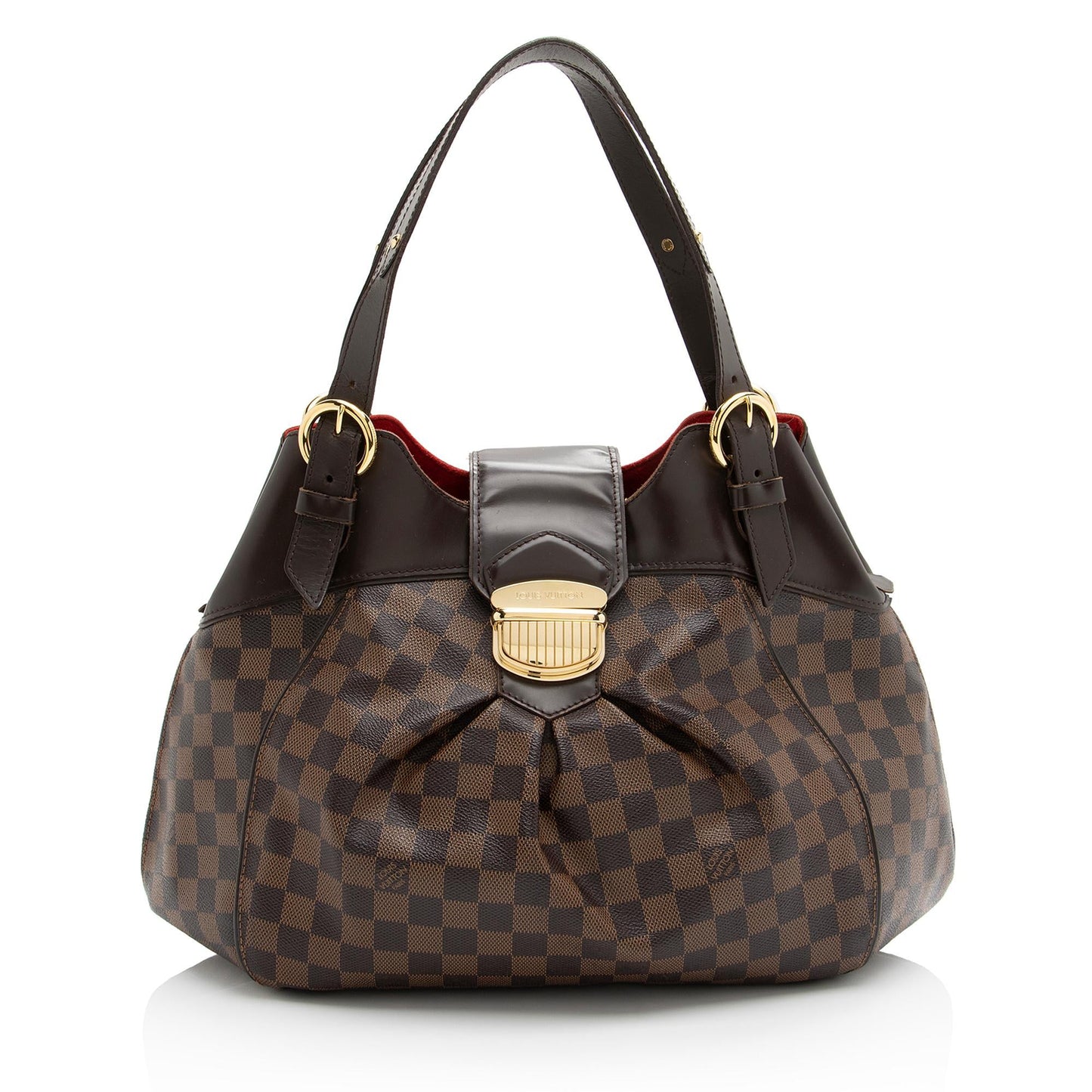 Louis Vuitton Damier Ebene Sistina GM Shoulder Bag (SHF-23441)