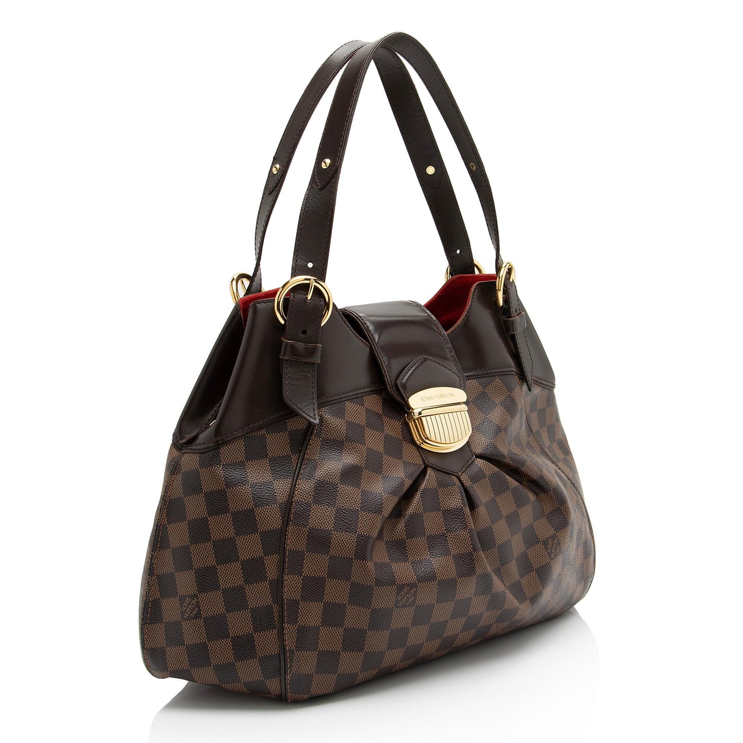 Louis Vuitton Damier Ebene Sistina GM Shoulder Bag (SHF-23441)