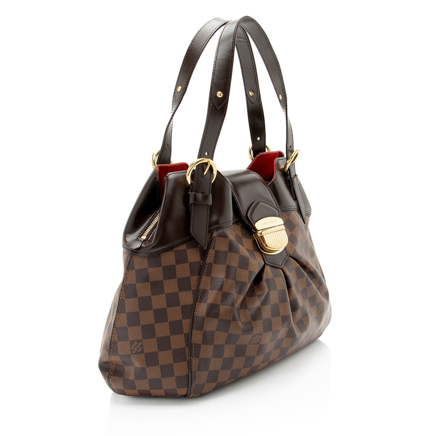 Louis Vuitton Damier Ebene Sistina GM Shoulder Bag (SHF-edLw1p)