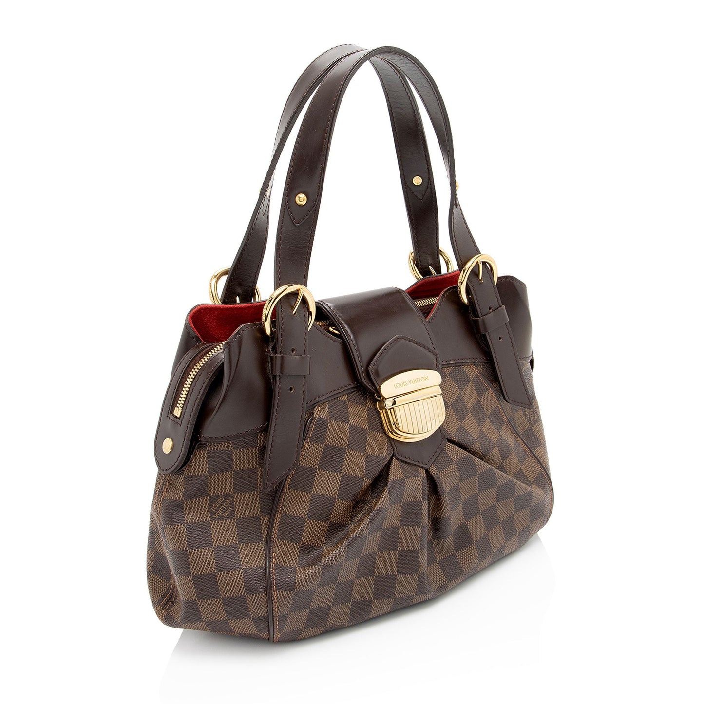 Louis Vuitton Damier Ebene Sistina PM Shoulder Bag