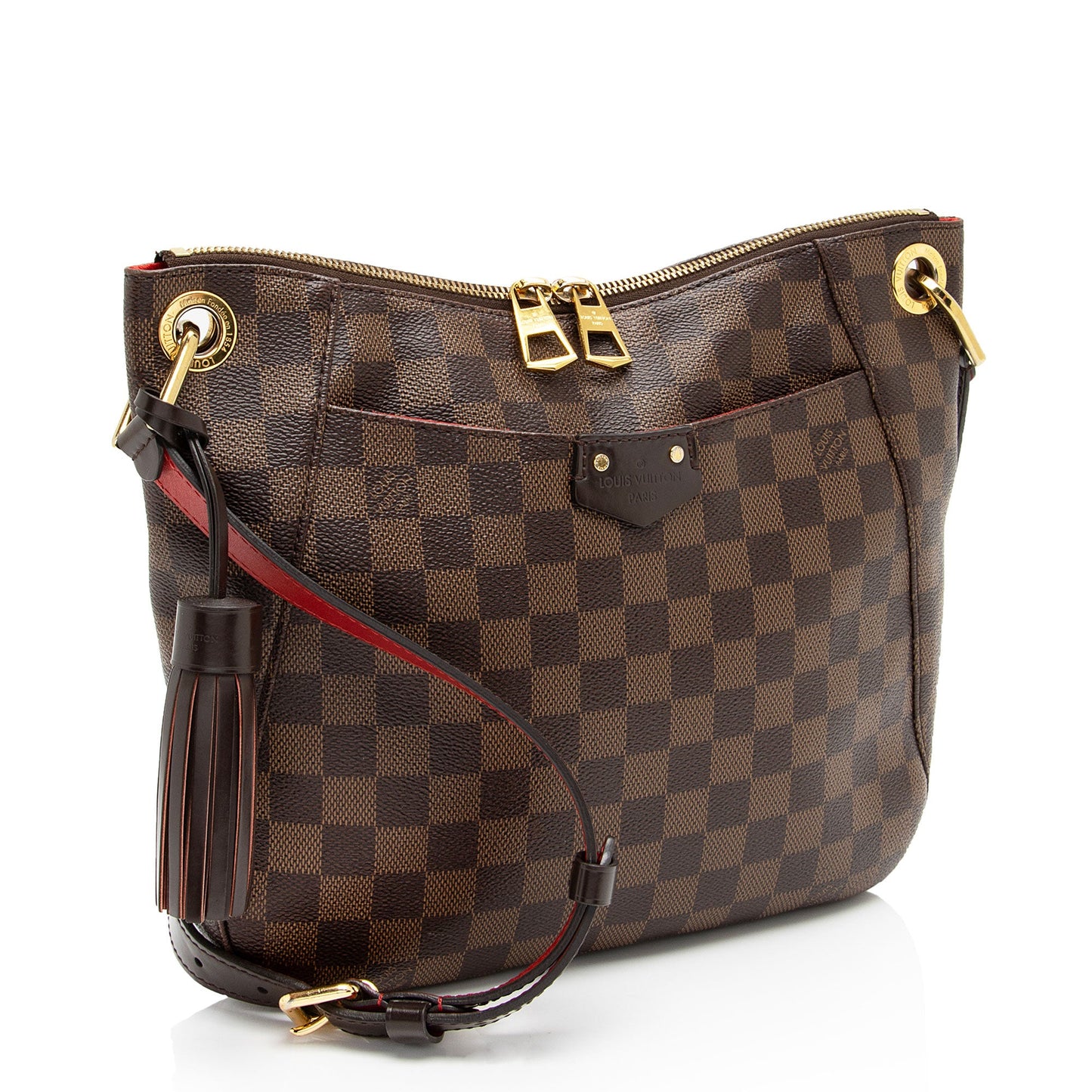 Louis Vuitton Damier Ebene South Bank Besace Shoulder Bag (SHF-hM1pts)