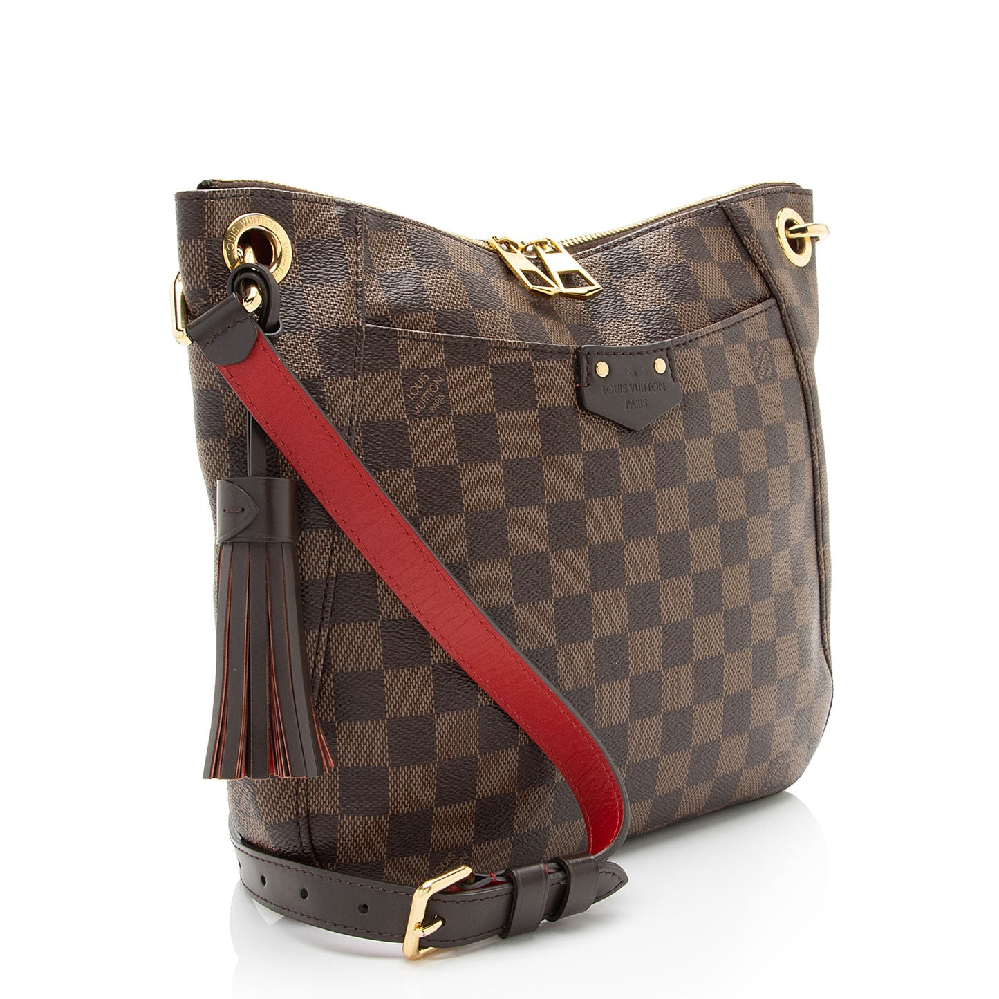 Louis Vuitton Damier Ebene South Bank Besace Shoulder Bag (SHF-uMxGQK)