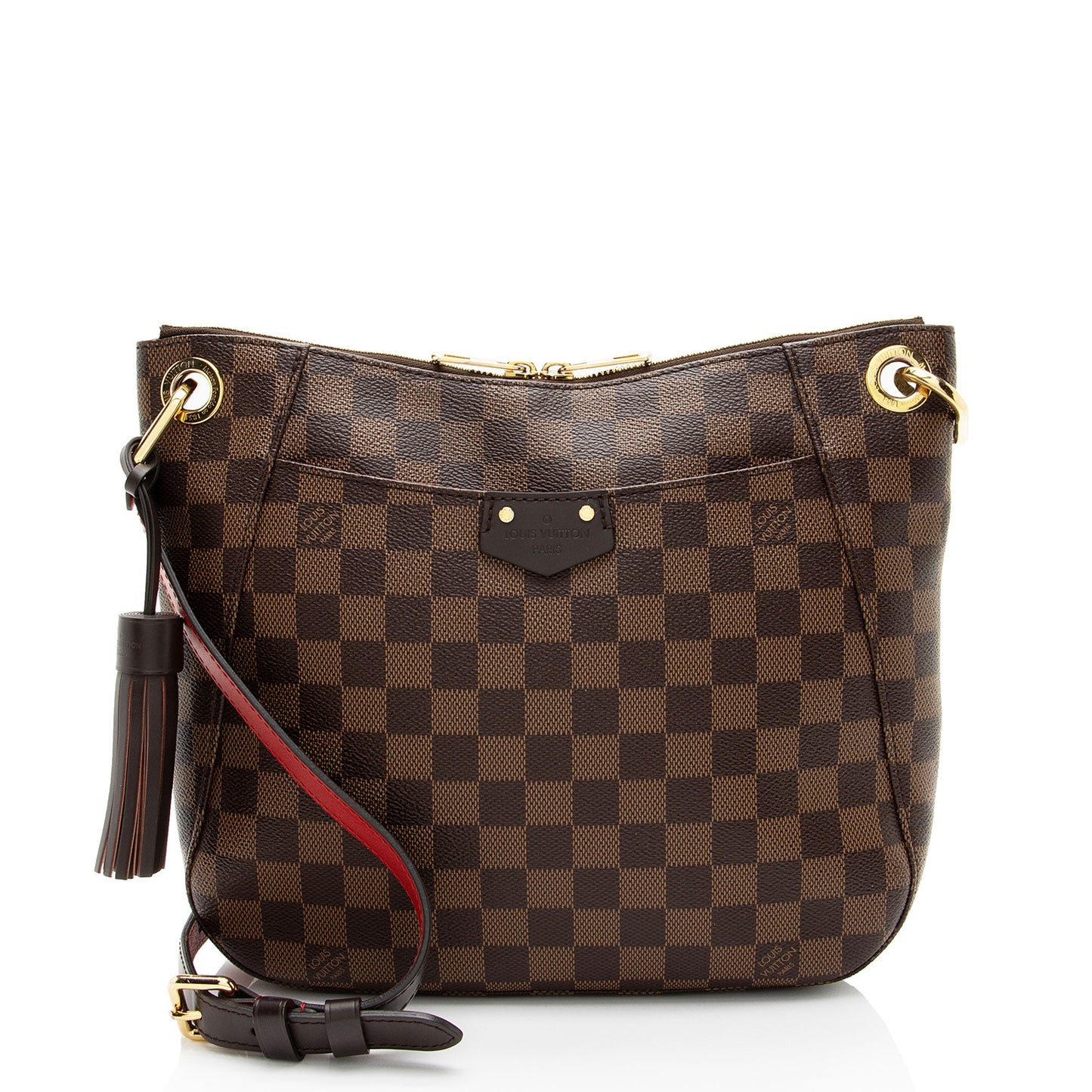 Louis Vuitton Damier Ebene South Bank Besace Shoulder Bag (SHF-yrv8sH)