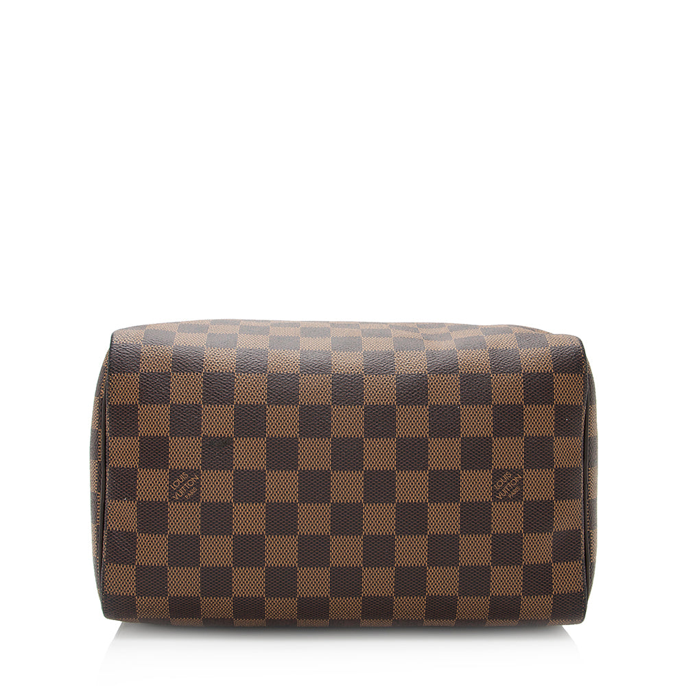 Louis Vuitton Damier Ebene Speedy 25 Satchel (SHF-21044)