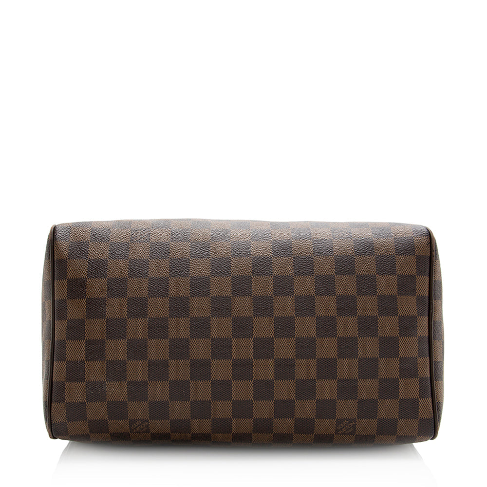 Louis Vuitton Damier Ebene Speedy 30 Satchel (SHF-20222)