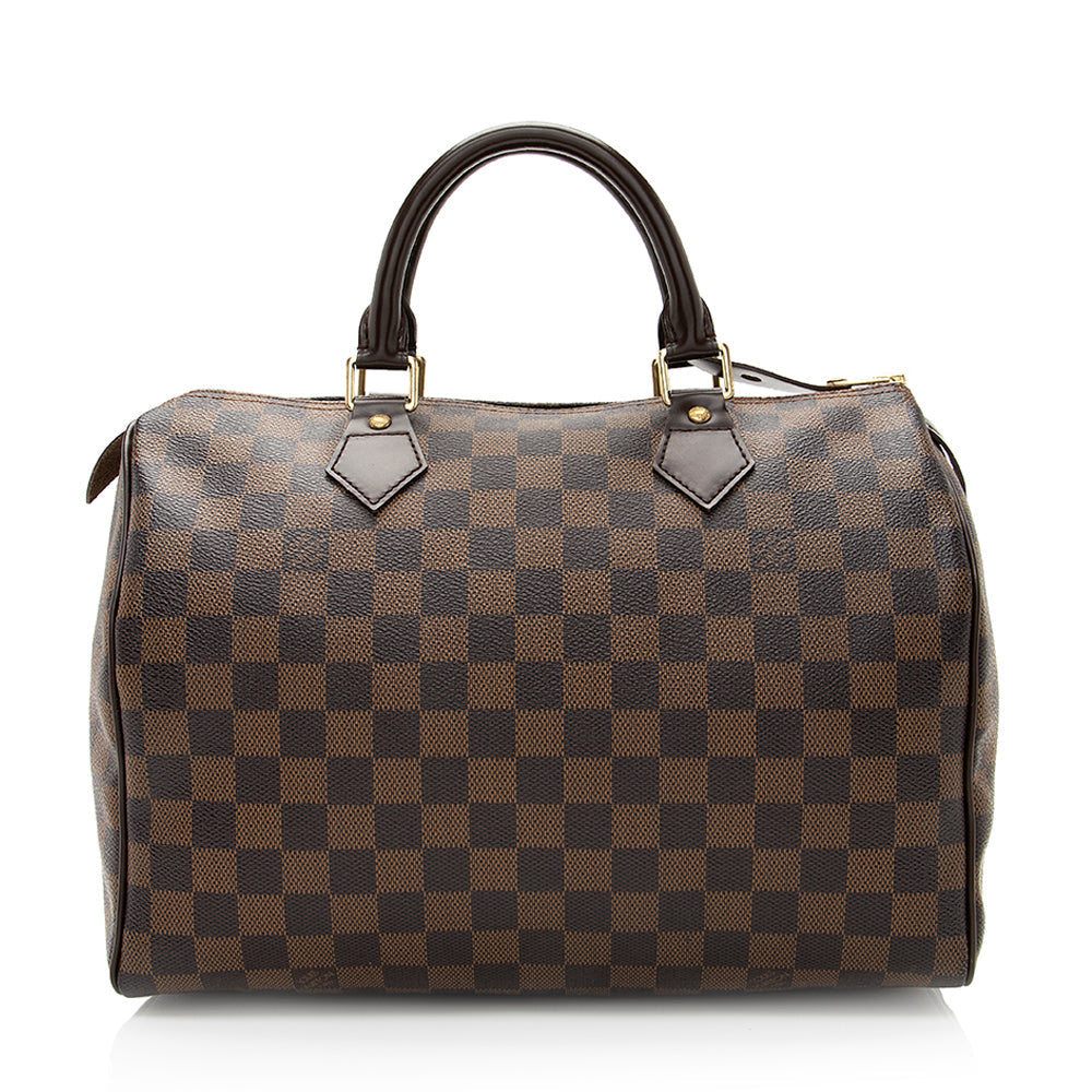 Louis Vuitton Damier Ebene Speedy 30 Satchel (SHF-20379)