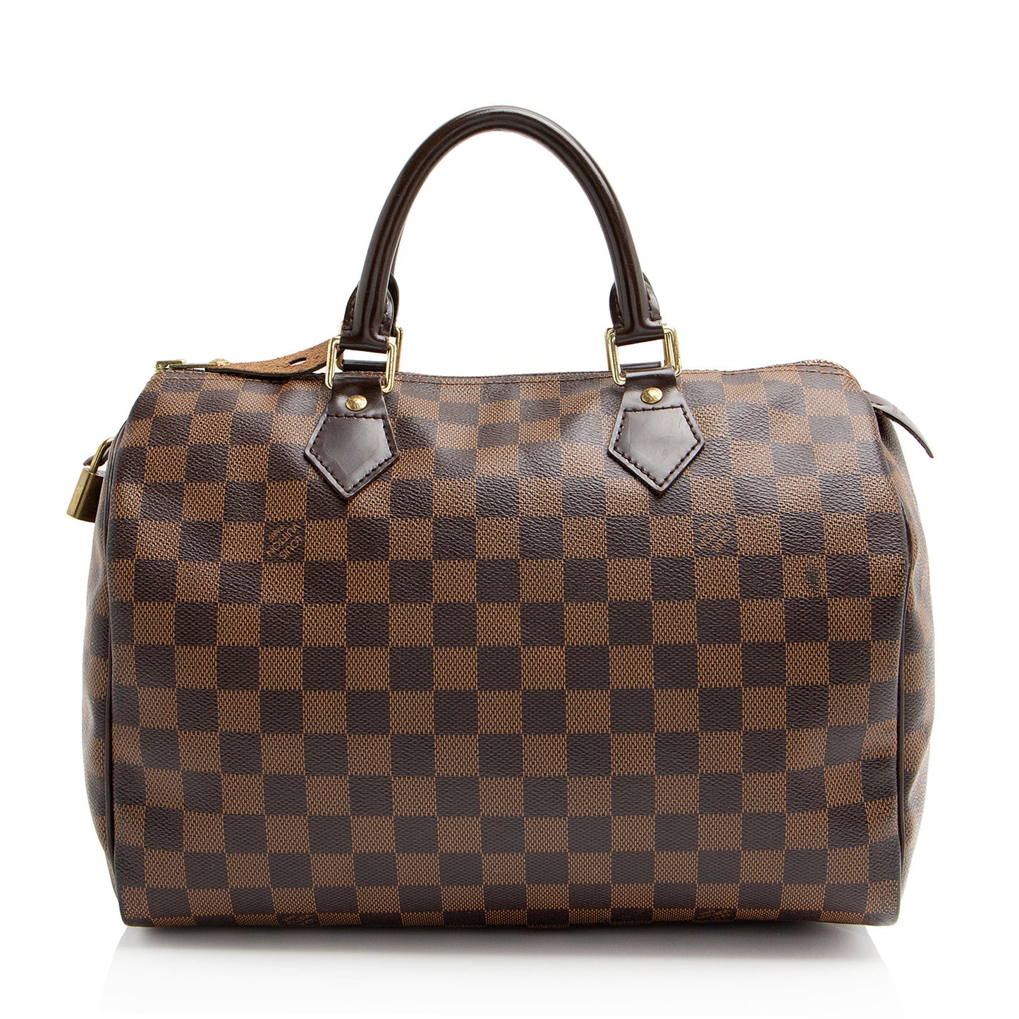 Louis Vuitton Damier Ebene Speedy 30 Satchel