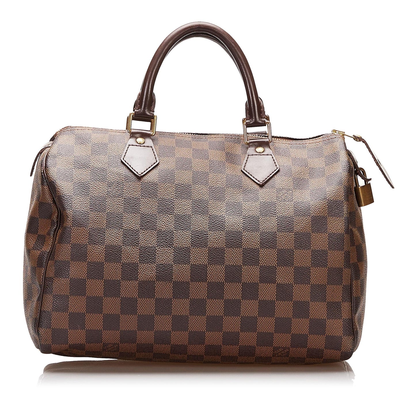 Louis Vuitton Damier Ebene Speedy 30 (SHG-35476)