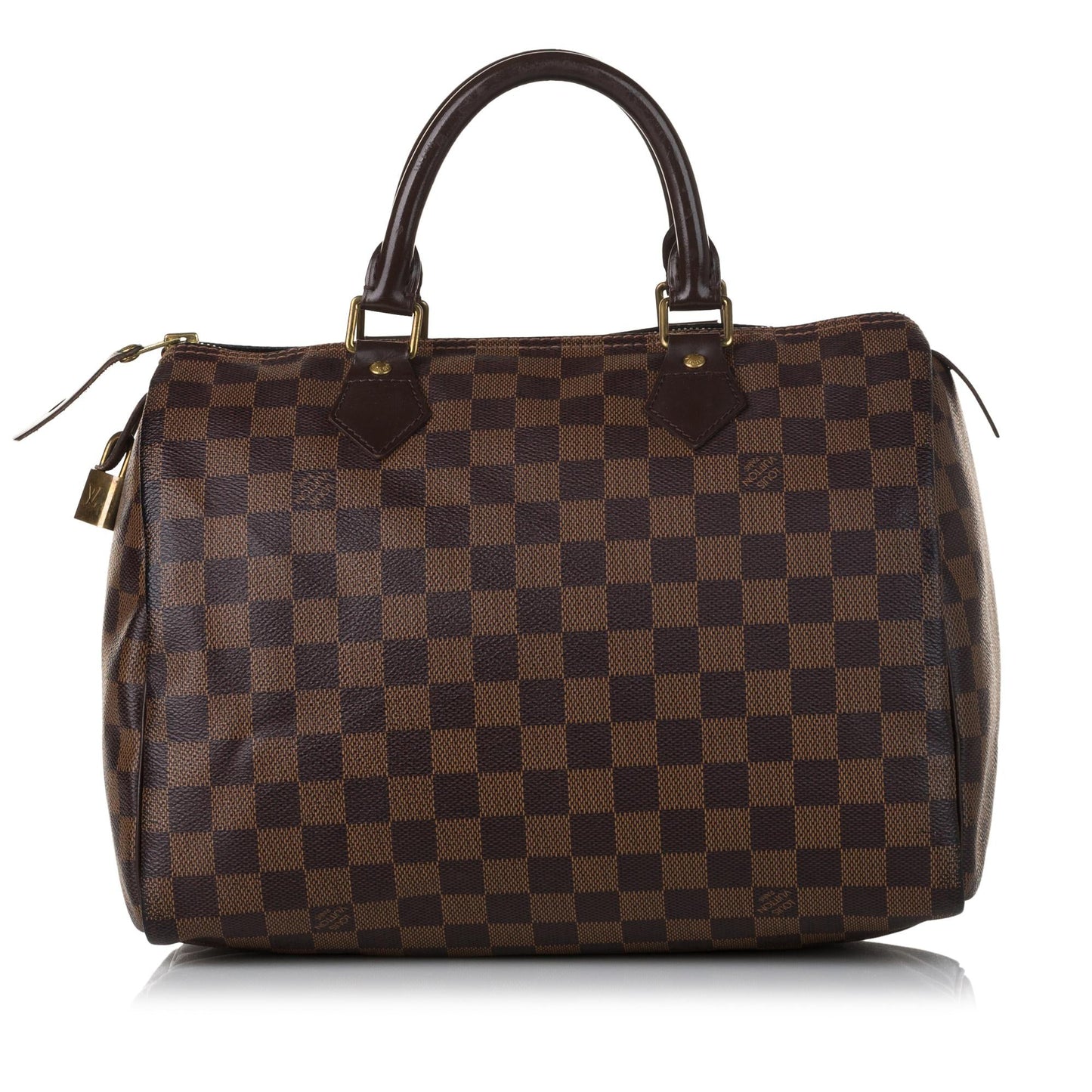 Louis Vuitton Damier Ebene Speedy 30 (SHG-35537)