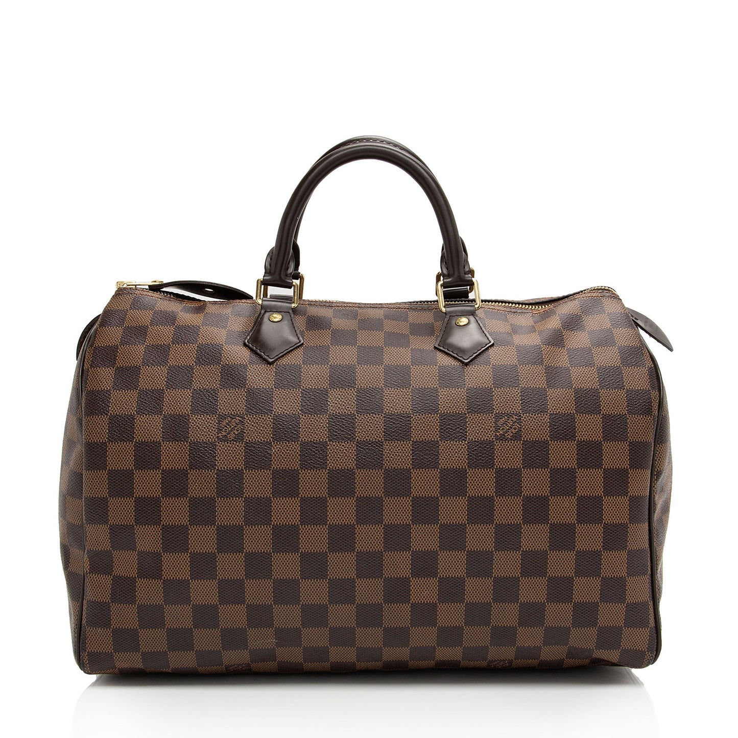 Louis Vuitton Damier Ebene Speedy 35 Satchel (SHF-gtaJsL)