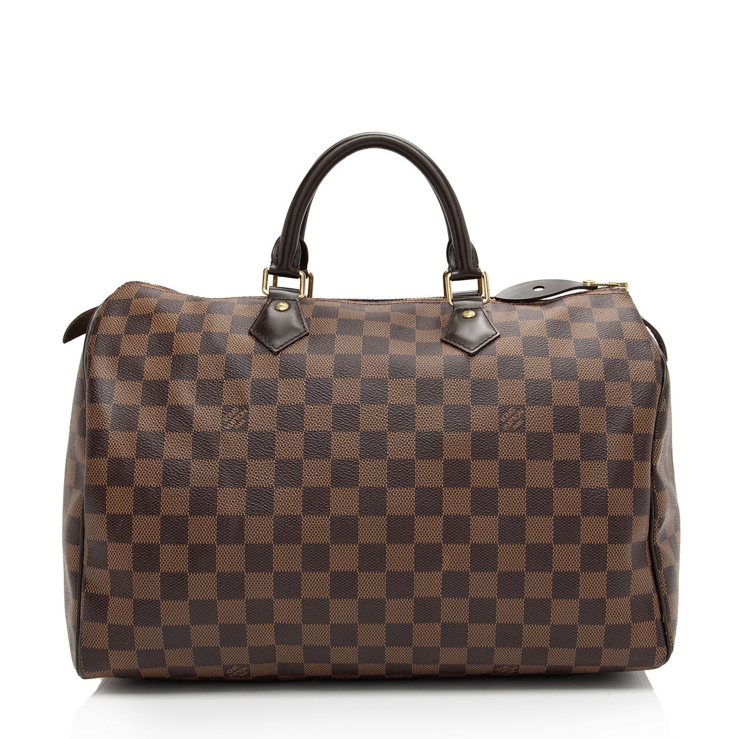 Louis Vuitton Damier Ebene Speedy 35 Satchel (SHF-gtaJsL)