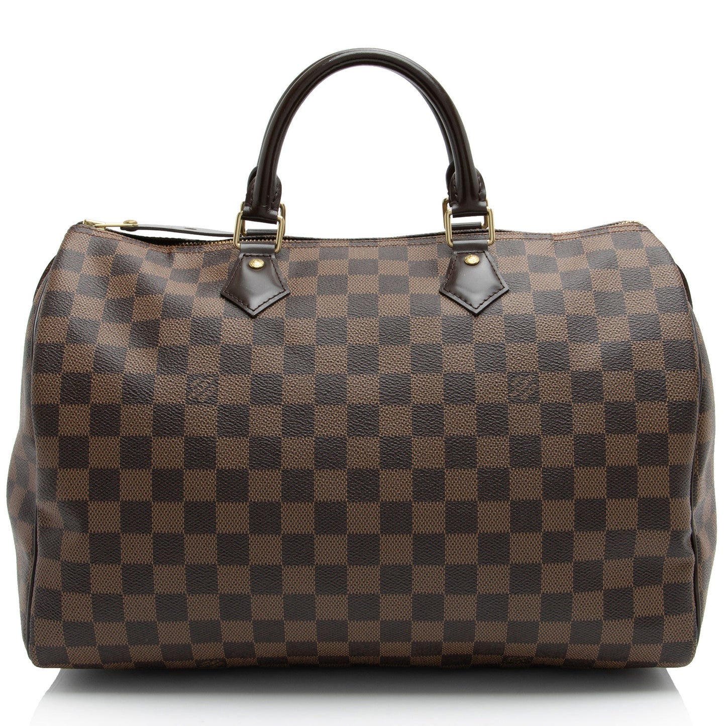 Louis Vuitton Damier Ebene Speedy 35 Satchel (SHF-scUW6C)