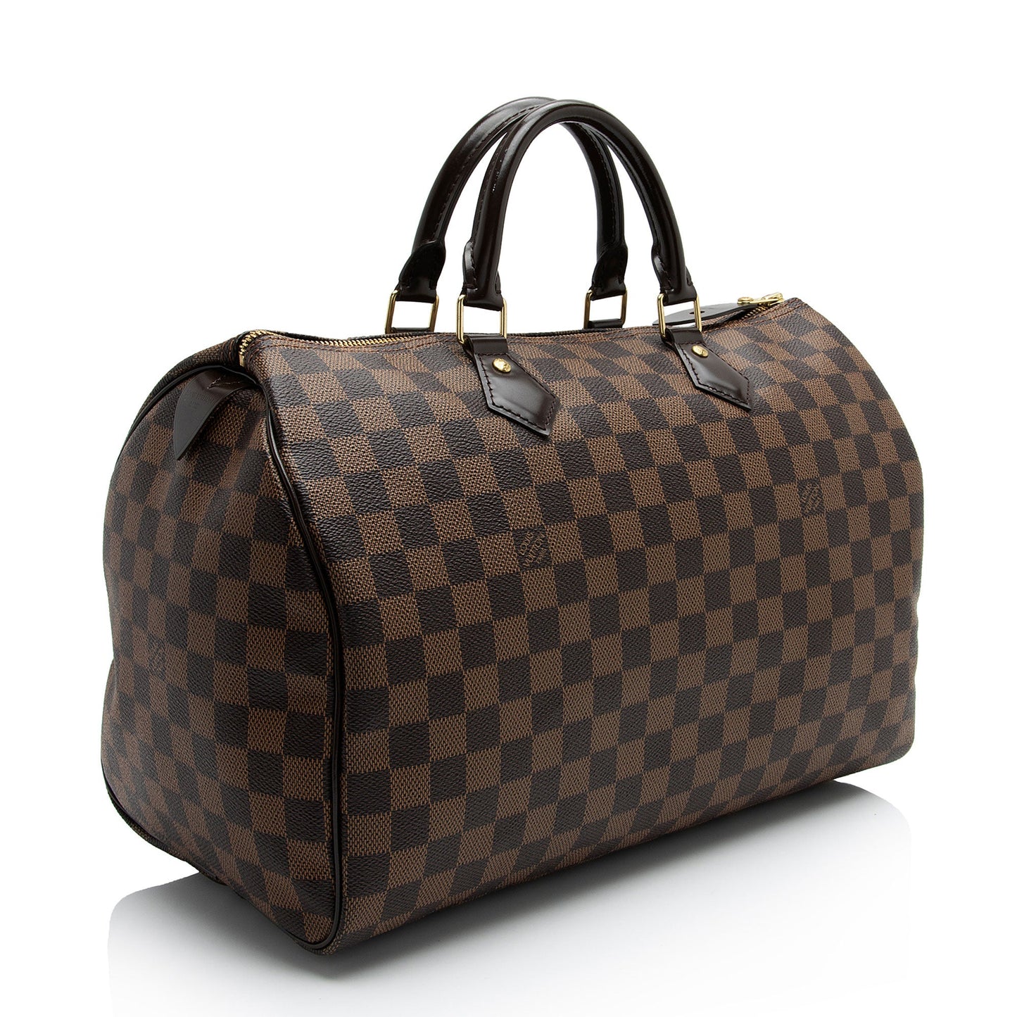 Louis Vuitton Damier Ebene Speedy 35 Satchel (SHF-scUW6C)