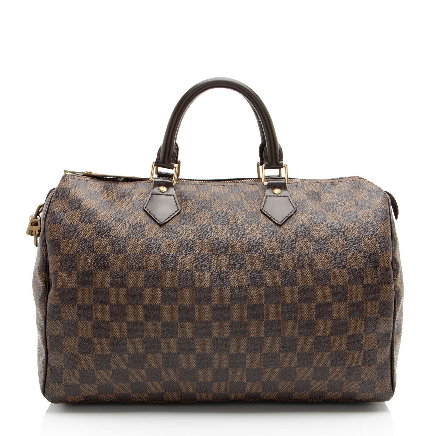 Louis Vuitton Damier Ebene Speedy 35 Satchel (SHF-w0gcrV)