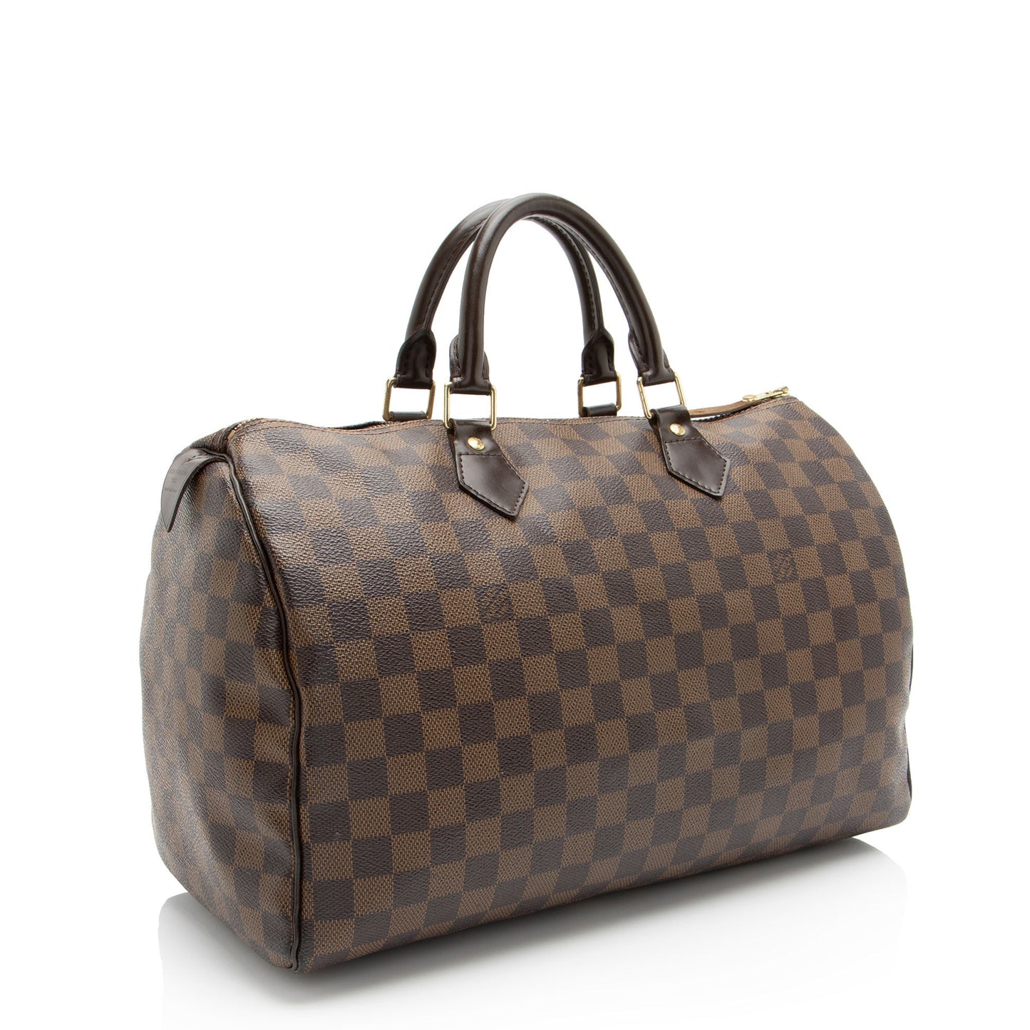 Louis Vuitton Damier Ebene Speedy 35 Satchel (SHF-w0gcrV)