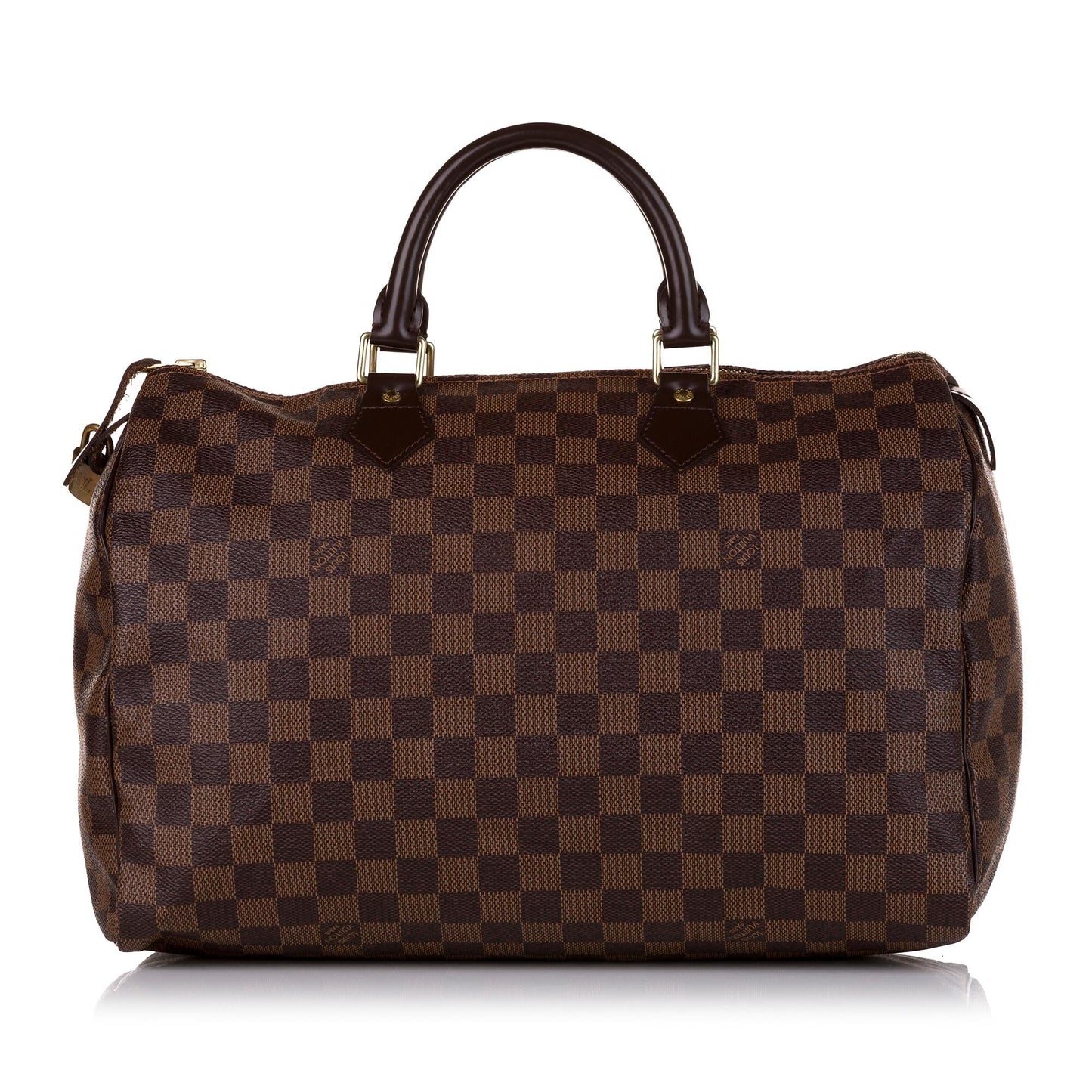 Louis Vuitton Damier Ebene Speedy 35 (SHG-35200)