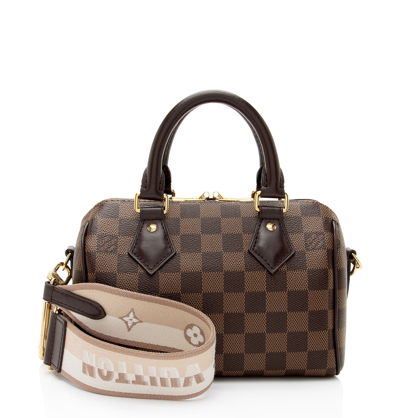 Louis Vuitton Damier Ebene Speedy Bandouliere 20 Satchel
