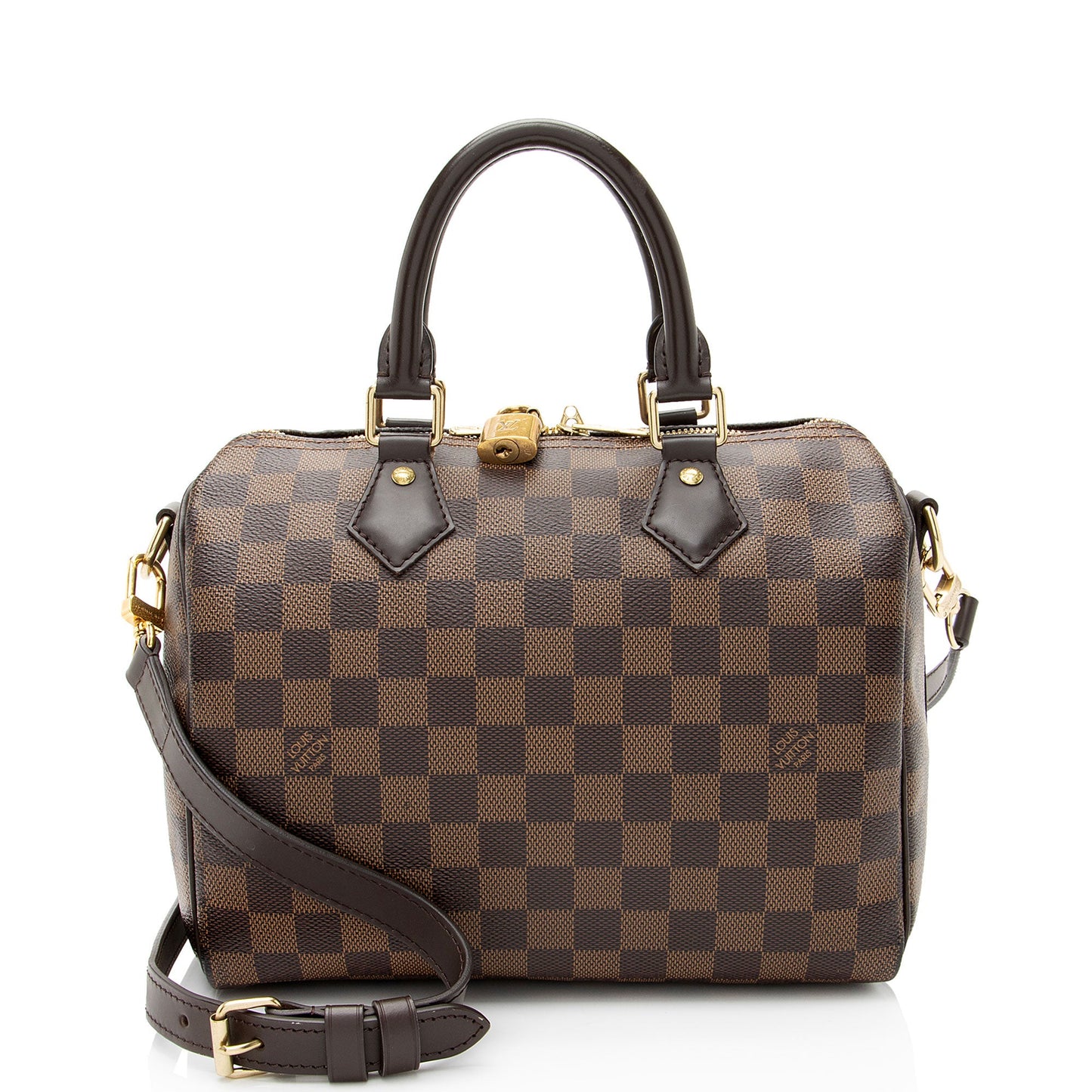 Louis Vuitton Damier Ebene Speedy Bandouliere 25 Satchel