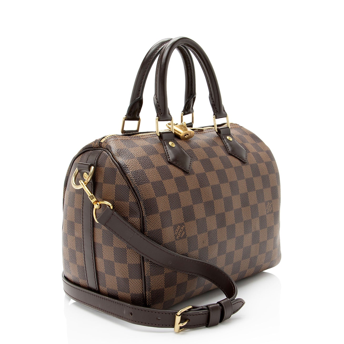Louis Vuitton Damier Ebene Speedy Bandouliere 25 Satchel