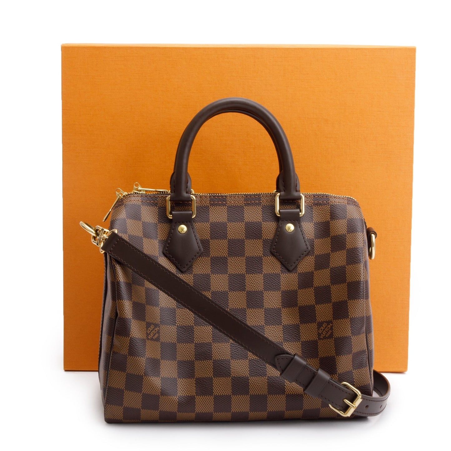 Louis Vuitton Damier Ebene Speedy Bandouliere 25
