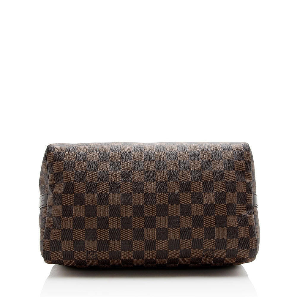 Louis Vuitton Damier Ebene Speedy Bandouliere 30 Satchel (SHF-21423)