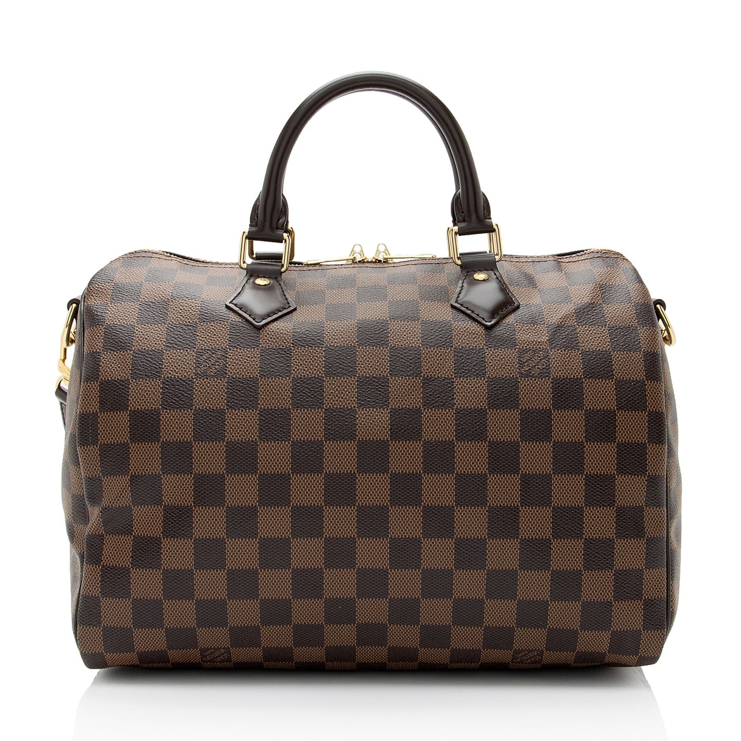 Louis Vuitton Damier Ebene Speedy Bandouliere 30 Satchel (SHF-T8LWlT)