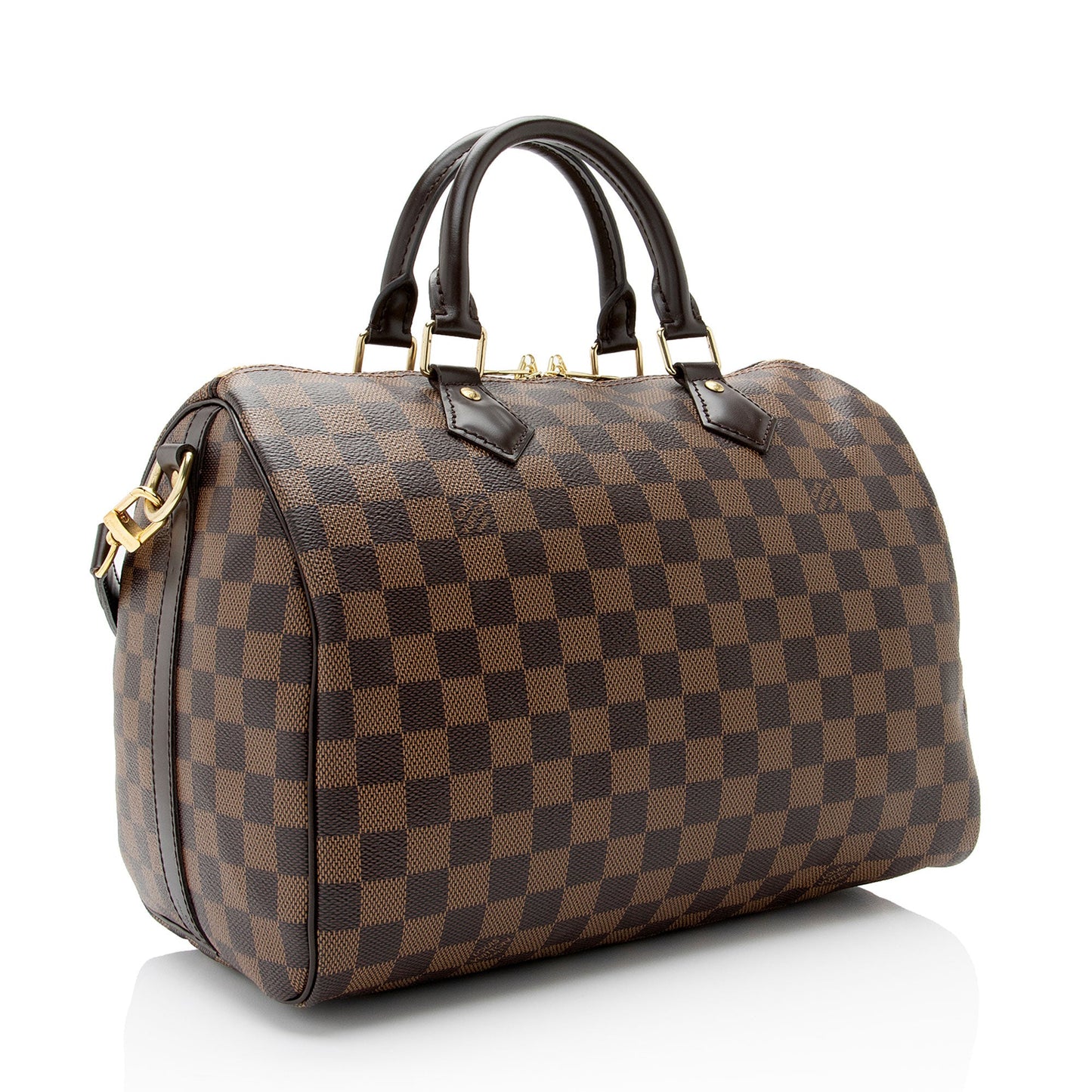 Louis Vuitton Damier Ebene Speedy Bandouliere 30 Satchel (SHF-T8LWlT)