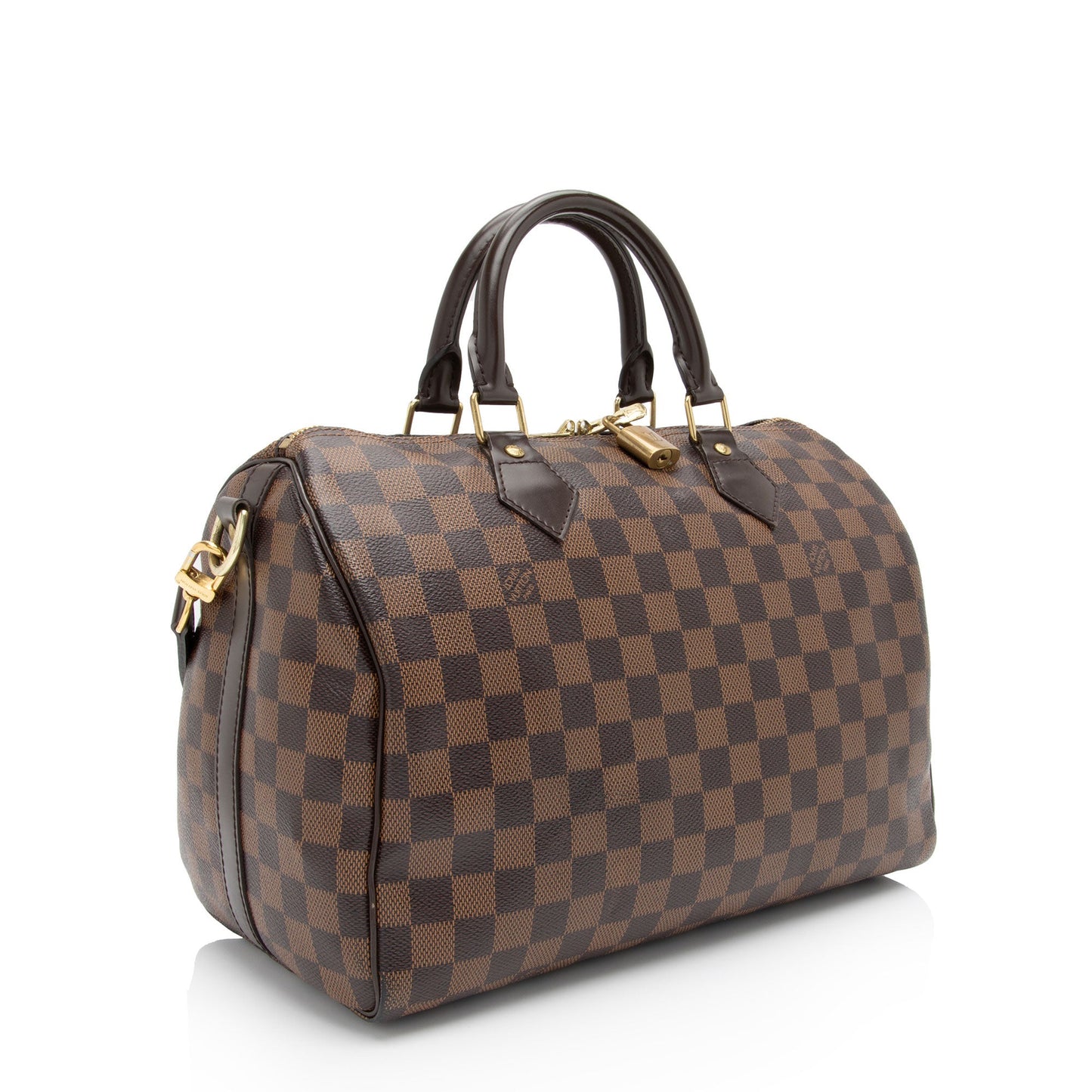 Louis Vuitton Damier Ebene Speedy Bandouliere 30 Satchel (SHF-tRz4ua)