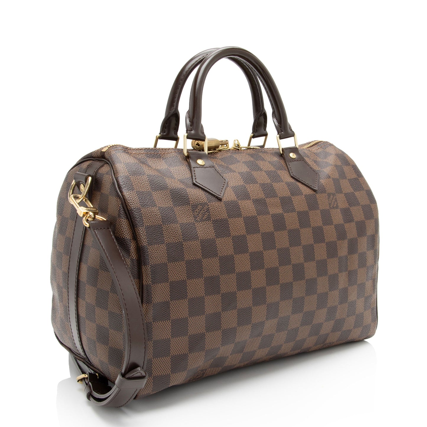 Louis Vuitton Damier Ebene Speedy Bandouliere 30 Satchel (SHF-9xbfu9)