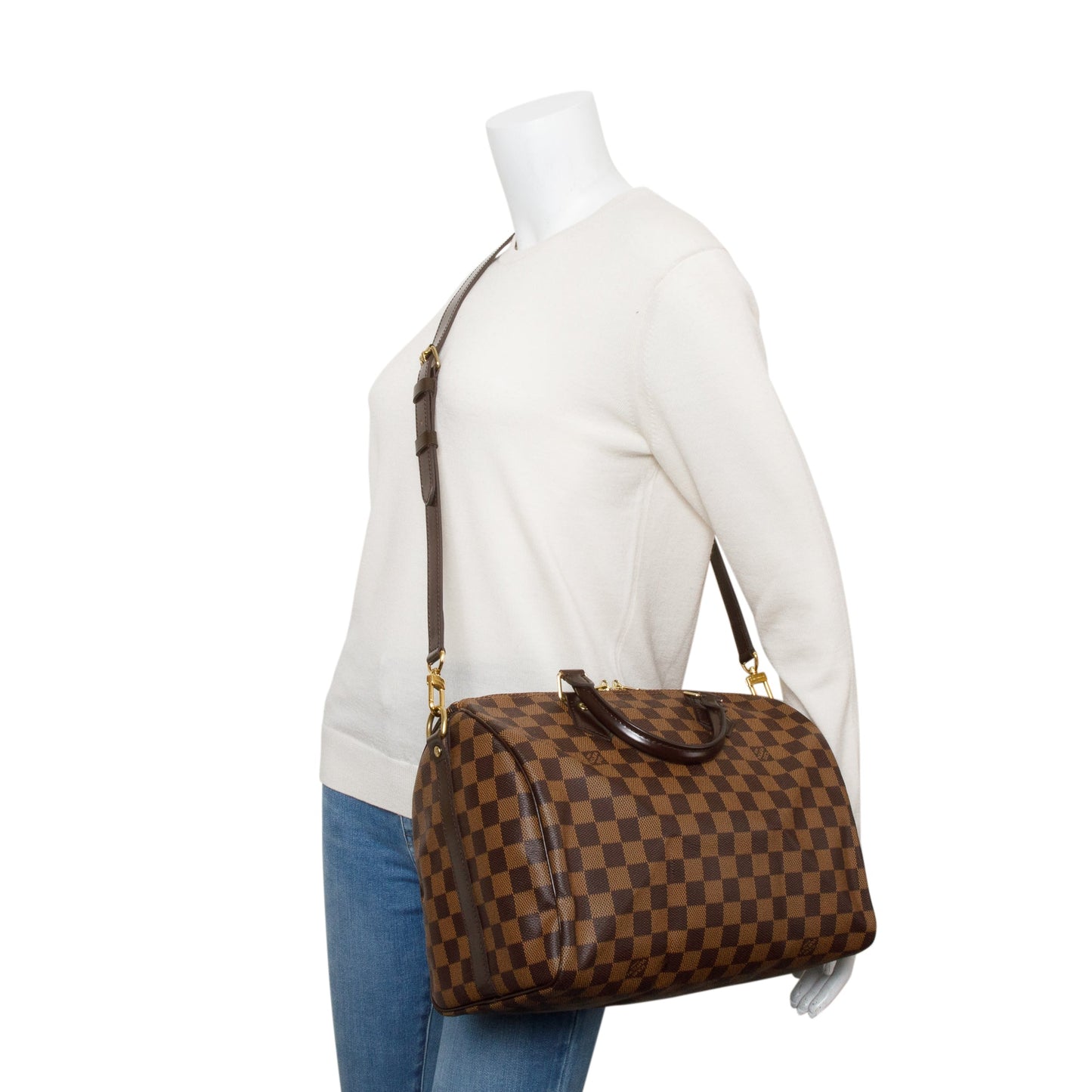 Louis Vuitton Damier Ebene Speedy Bandouliere 30