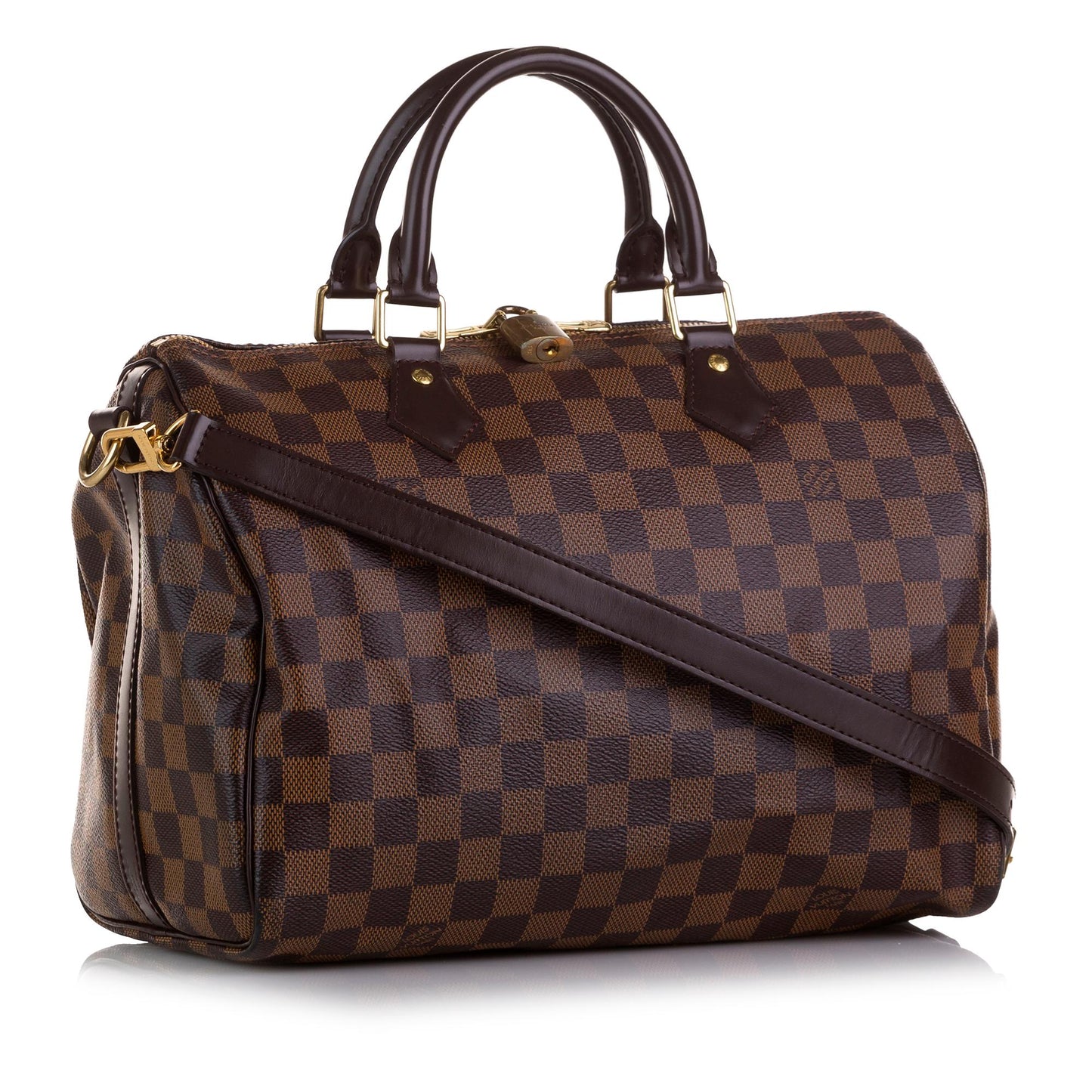 Louis Vuitton Damier Ebene Speedy Bandouliere 30 (SHG-qpvxqm)