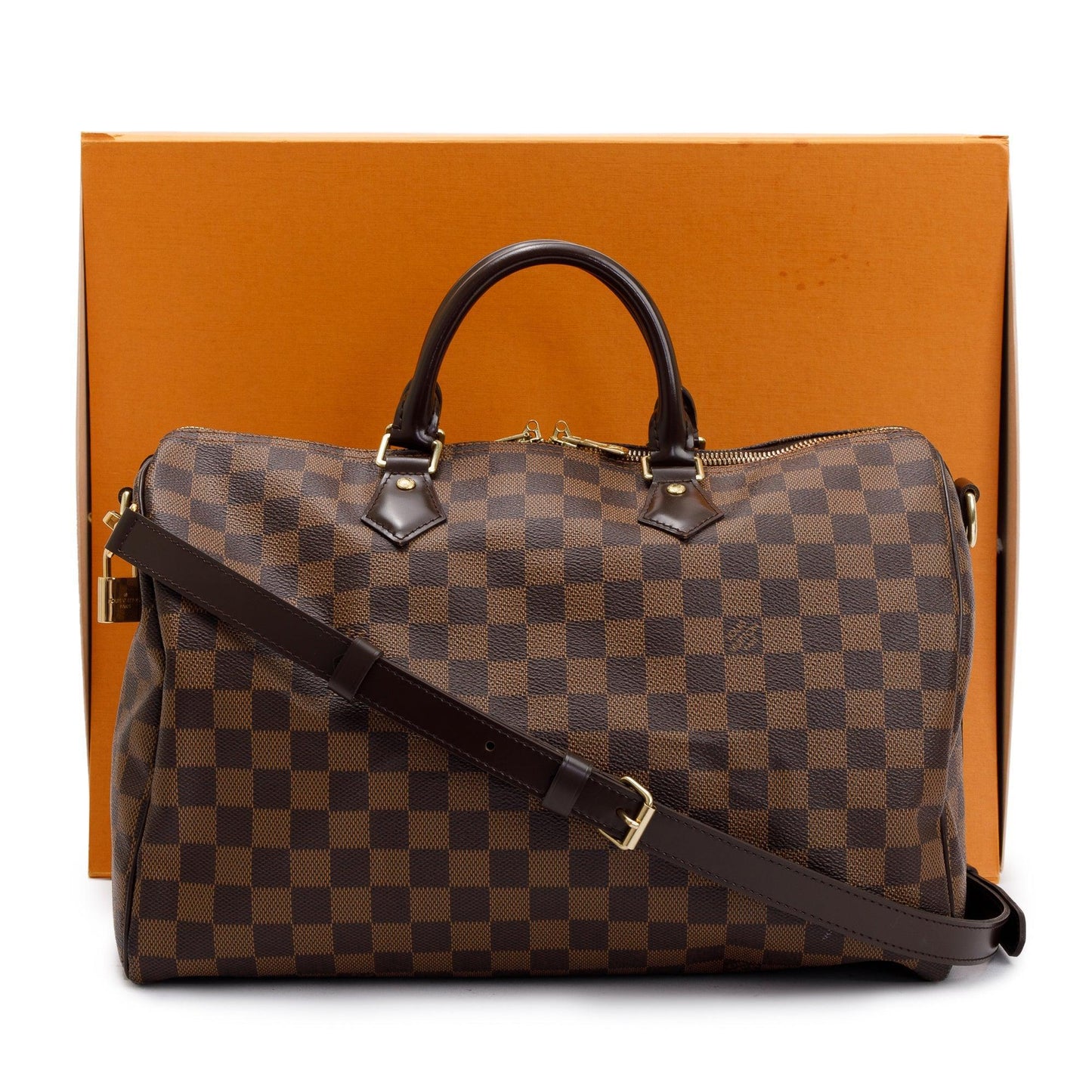 Louis Vuitton Damier Ebene Speedy Bandouliere 35