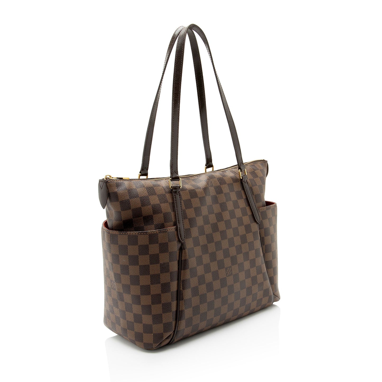 Louis Vuitton Damier Ebene Totally MM Tote (SHF-8799BZ)