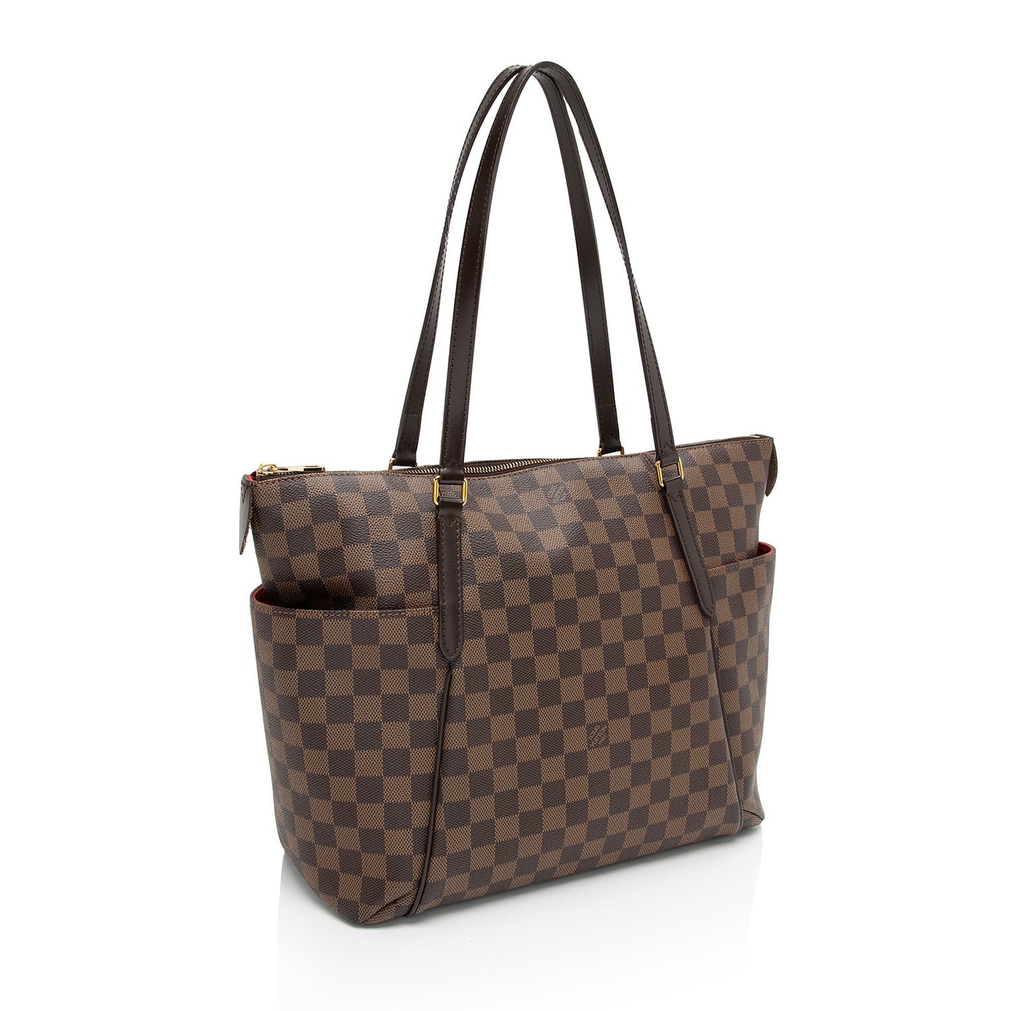 Louis Vuitton Damier Ebene Totally MM Tote (SHF-O2p659)