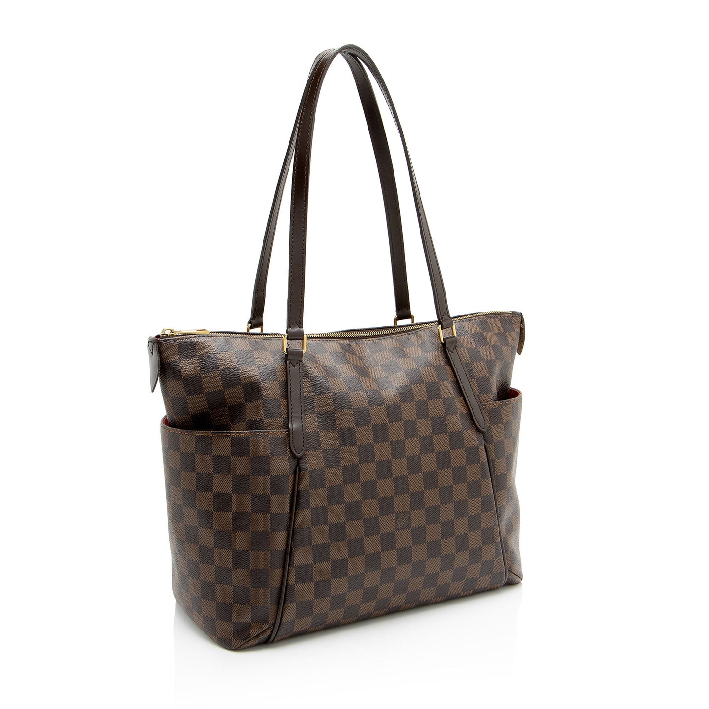 Louis Vuitton Damier Ebene Totally MM Tote (SHF-3N2ztC)